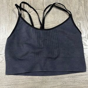 DARK GREY SPORTS BRA